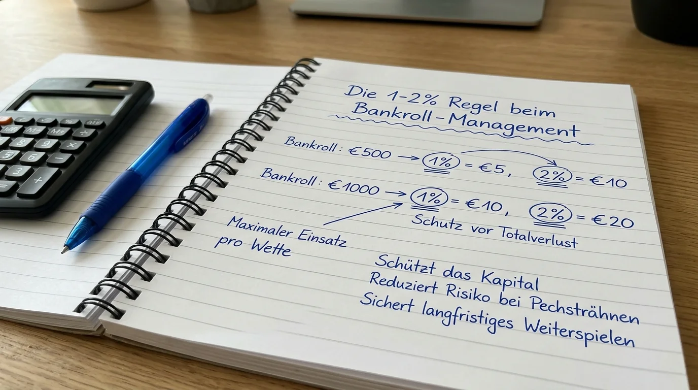1-2%-Regel Bankroll Esports – Berechnung und Anwendung der Einsatzsteuerung für Esport-Wetter