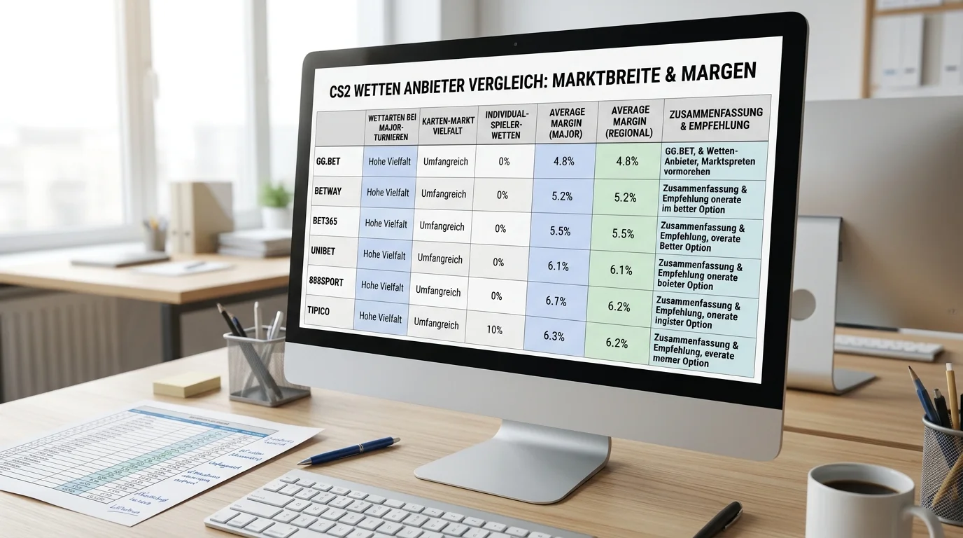 CS2 Wettanbieter Marktbreite – Vergleich GGL-lizenzierter und Offshore-Buchmacher für Counter-Strike 2