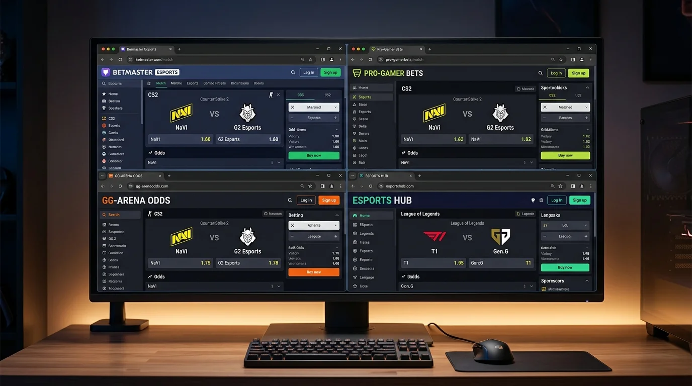 Esports Quotenvergleich 2026 – Buchmacher-Margen und Auszahlungsquoten für Esport-Wetten systematisch vergleichen