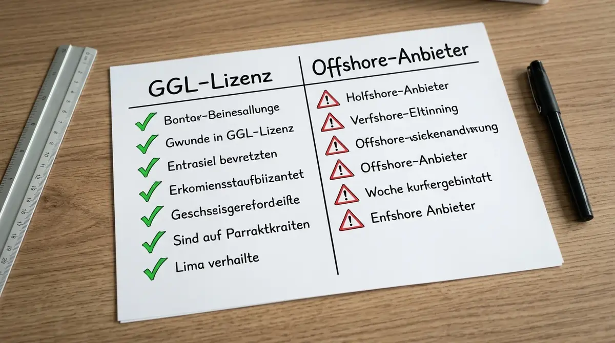 GGL-Anbieter vs. Offshore-Buchmacher für Esports Wetten: Spielerschutz und Markttiefe im direkten Vergleich