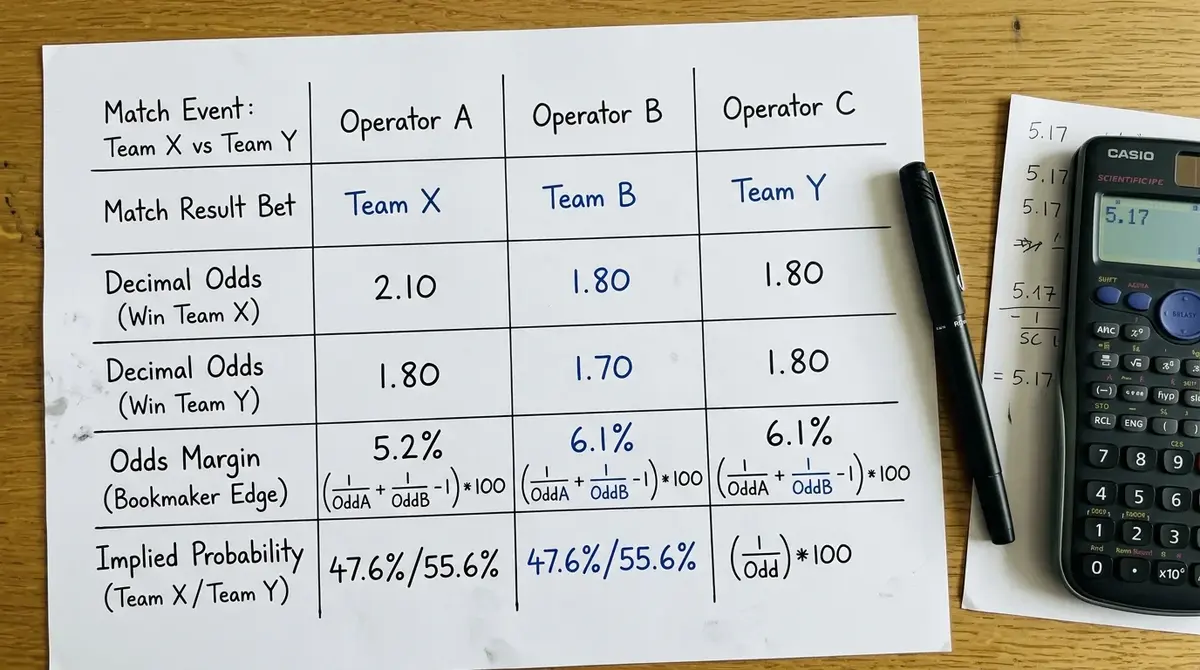 Quotenvergleich Methode für Esports Wetten: Buchmacher-Marge berechnen und besten Anbieter systematisch finden