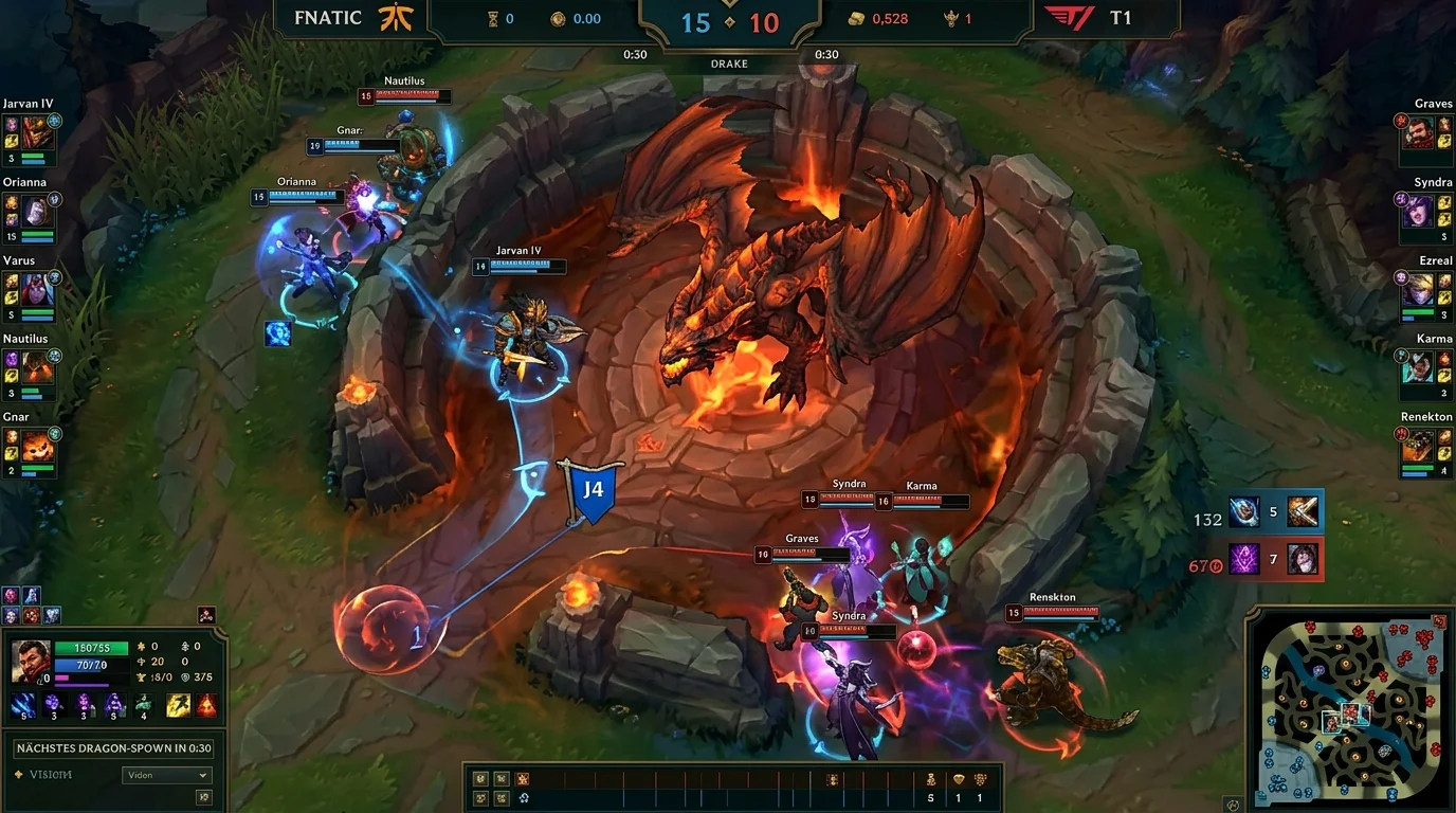 LoL Wettmärkte First Blood, Drake-Kontrolle und Baron-Wetten als Spezialmarkt-Optionen erklärt