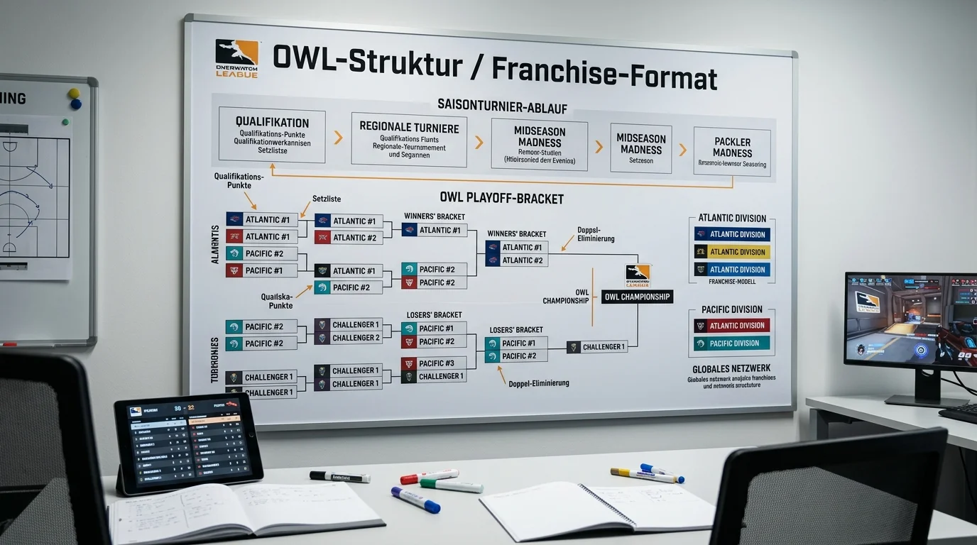 Overwatch League Turnierstruktur und Wettmärkte – Saison-Format, Franchise-Teams und verfügbare Wettarten
