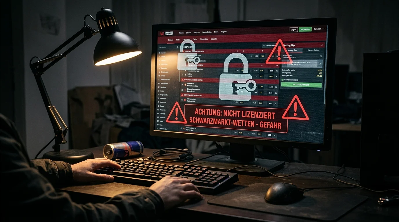 Schwarzmarkt Esports Wetten Deutschland – illegale Buchmacher und GGL-Durchsetzung im Überblick