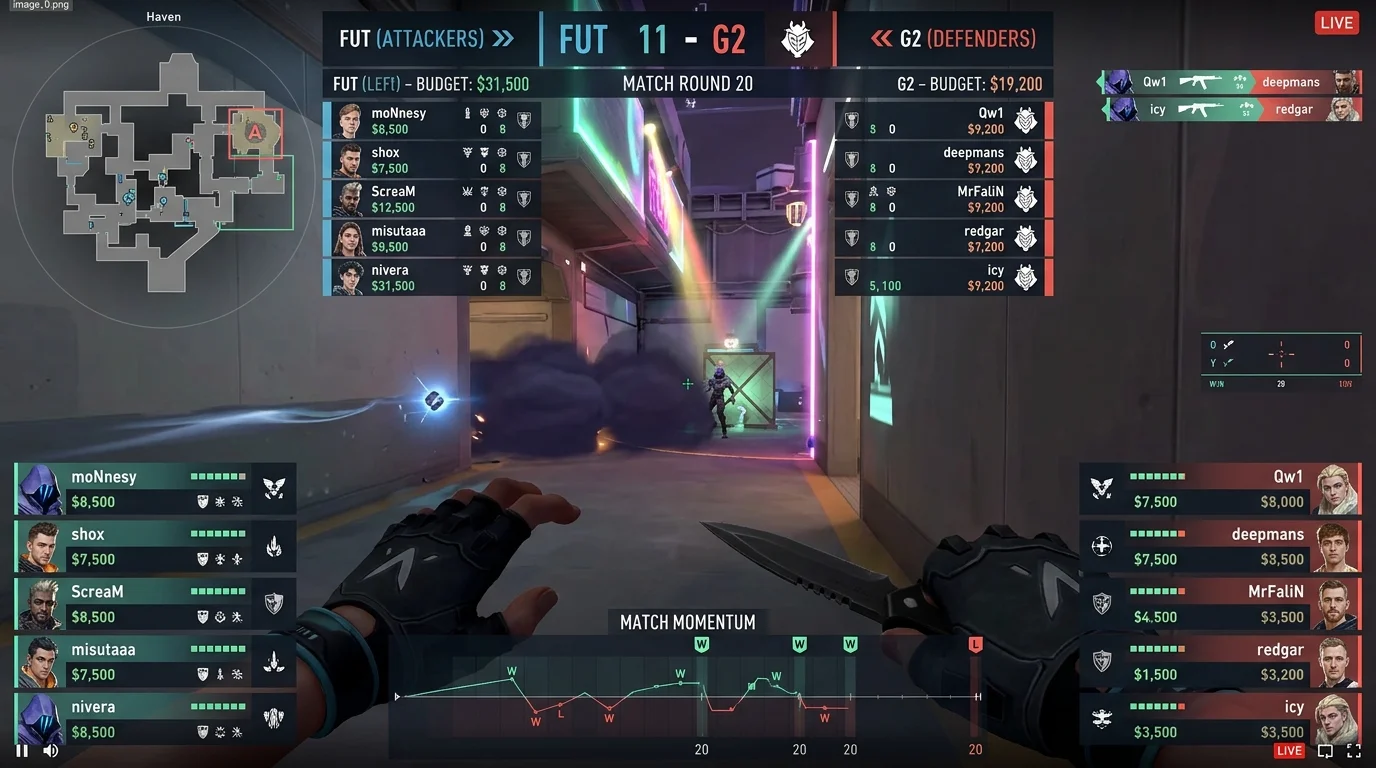 Valorant Match-Winner Wetten optimieren – Kombination aus Patch-Analyse, Map-Stats und Handicap-Wetten
